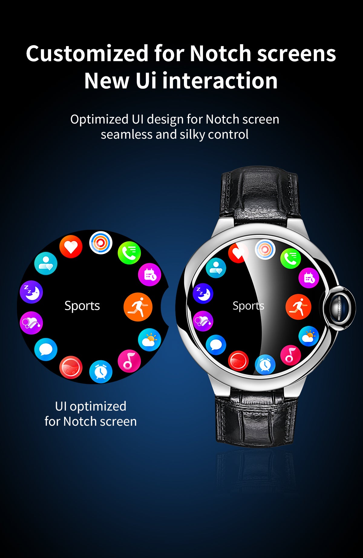 HP06 Bluetooth call Heart rate monitoring,step counting,music playback