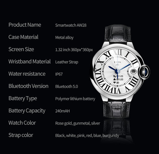 HP06 Bluetooth call Heart rate monitoring,step counting,music playback